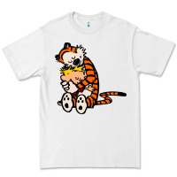 White newcalvin and hobbes 04 Premium Tee - linhVisuals