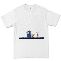 Newcalvin And Hobbes Night Star Tardis Premium Tee | Teevron
