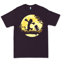 Plum newcalvin and hobbes no worries Premium Tee - linhVisuals