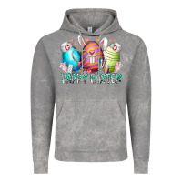 Cloud Rock happy easter day eggs nurse Vintage Hoodie - RacoonDesign