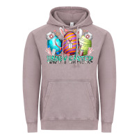 Vintage Zinc happy easter day eggs nurse Vintage Hoodie - RacoonDesign