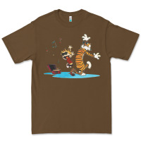 Newcalvin And Hobbes Sing 09 Premium Tee | Teevron