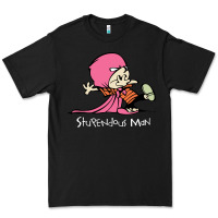Black newcalvin and hobbes stupendous man Premium Tee - linhVisuals