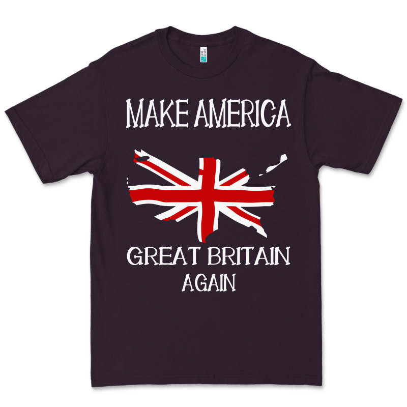 Make America Great Britain Again Funny Uk Us Premium Tee by linhVisuals | Teevron
