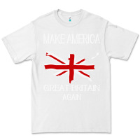 White make america great britain again funny uk us Premium Tee - linhVisuals