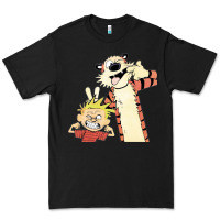 Black calvin Premium Tee - linhVisuals