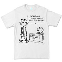 White calvin Premium Tee - linhVisuals