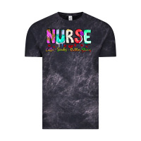 Cloud Black Nurse Coffee Scrubs Rubber Gloves Vintage Tee - CowhideDigitalArt