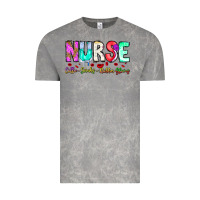 Cloud Rock Nurse Coffee Scrubs Rubber Gloves Vintage Tee - CowhideDigitalArt