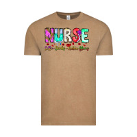 Vintage Coffee Nurse Coffee Scrubs Rubber Gloves Vintage Tee - CowhideDigitalArt