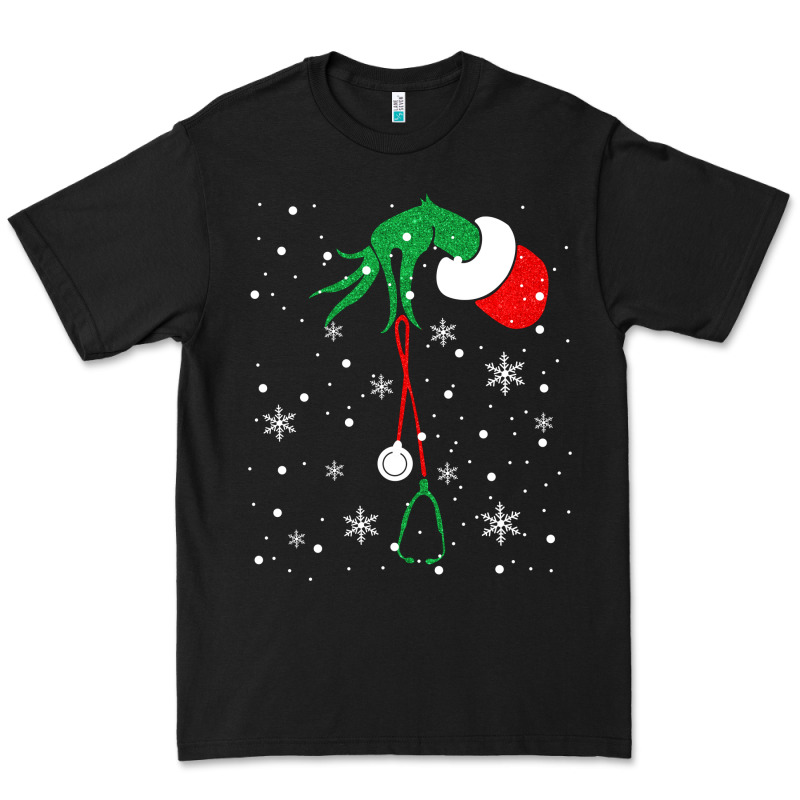 Newchristmas Grinch Hand Holding A Stethoscope Premium Tee by linhVisuals | Teevron