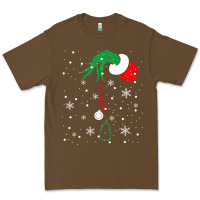 Cacao newchristmas grinch hand holding a stethoscope Premium Tee - linhVisuals