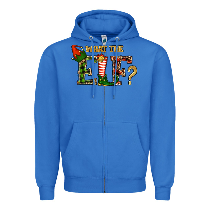 What The Elf Christmas Zipper Hoodie by RanaPortraitStore | Teevron