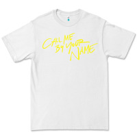 White Call Me By Your Name Premium Tee - linhVisuals