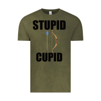 Vintage Olive Stupid Cupid Vintage Tee - Bettercallsaul