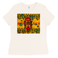 African Mask Tumbler Ladies Tee | Teevron