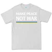 Dove Grey make peace not war Premium Tee - linhVisuals