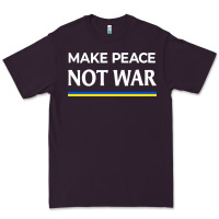 Plum make peace not war Premium Tee - linhVisuals