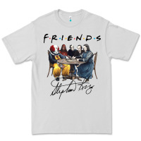 Dove Grey Horror friends Premium Tee - linhVisuals