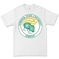 White norfolk state spartans Premium Tee - linhVisuals