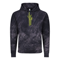 Cloud Black saguaro cactus Vintage Hoodie - LillyAllenDesigns