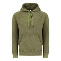 Vintage Olive saguaro cactus Vintage Hoodie - LillyAllenDesigns