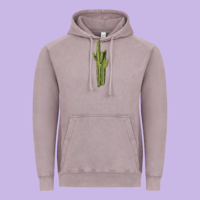 Saguaro Cactus Vintage Hoodie Designed By Lillyallendesigns