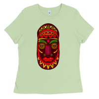 Matcha african masks 3 Ladies Tee - BundleAndBundleShop