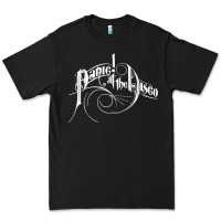 Black PANIC! AT THE DISCO Premium Tee - linhVisuals