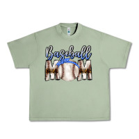 Oil Green Baseball Mom Urban Heavy Tee - CowhideDigitalArt