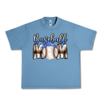 Pebble Blue Baseball Mom Urban Heavy Tee - CowhideDigitalArt