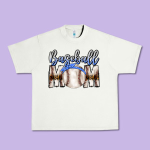 Baseball Mom Urban Heavy Tee Designed By Cowhidedigitalart