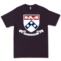 Plum upenn shield with banner Premium Tee - linhVisuals
