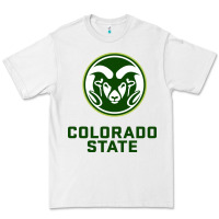 White colorado state rams Premium Tee - linhVisuals