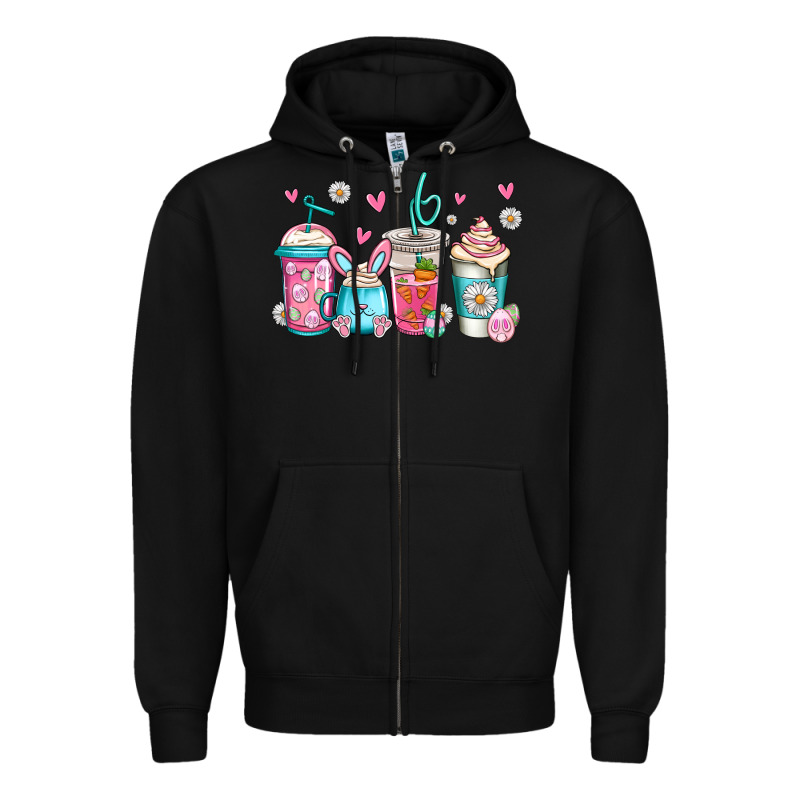 Easter Coffee Zipper Hoodie by Jasminsmagicworld | Teevron