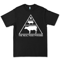 Black the real food pyramid carnivore Premium Tee - linhVisuals