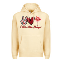 Pina Colada Peace Love Flamingo Premium Hoodie - Jasminsmagicworld