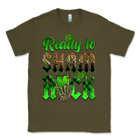 Army Green St. Patricks' Day ready to sham rock Classic Tee - OliviaCreatesArt