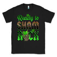 Black St. Patricks' Day ready to sham rock Classic Tee - OliviaCreatesArt