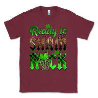 Burgundy St. Patricks' Day ready to sham rock Classic Tee - OliviaCreatesArt