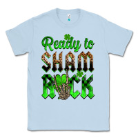 Dusty Blue St. Patricks' Day ready to sham rock Classic Tee - OliviaCreatesArt