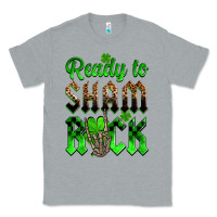 Heather Grey St. Patricks' Day ready to sham rock Classic Tee - OliviaCreatesArt
