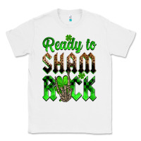 White St. Patricks' Day ready to sham rock Classic Tee - OliviaCreatesArt