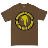 Wounded Warrior No One Left Behind War Veteran Premium Tee | Teevron