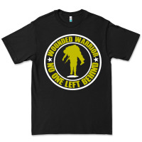 Black Wounded Warrior No One Left Behind War Veteran Premium Tee - linhVisuals