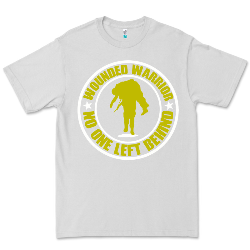 Wounded Warrior No One Left Behind War Veteran Premium Tee by linhVisuals | Teevron