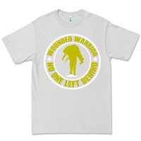 Dove Grey Wounded Warrior No One Left Behind War Veteran Premium Tee - linhVisuals