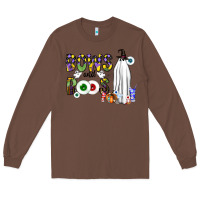 Chestnut Bows and Boos Y'all Long Sleeve Tee - CowhideDigitalArt
