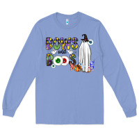 Colony Blue Bows and Boos Y'all Long Sleeve Tee - CowhideDigitalArt