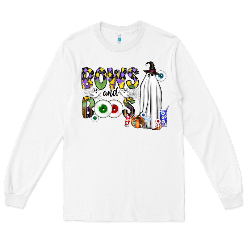 Bows And Boos Y'all Long Sleeve Tee by CowhideDigitalArt | Teevron